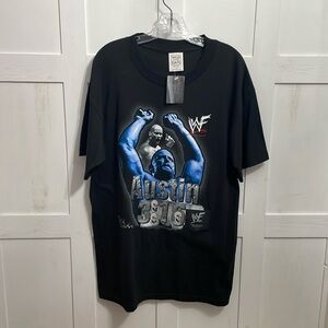 Talking Stone Cold Steve Austin Shirt - Vintage WWF WWE Memorabilia - Size Large